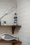 Wavy Stripe Wallpaper - Design No. Five