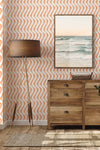 Wavy Stripe Wallpaper - Design No. Five