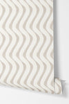 Wavy Stripe Wallpaper - Design No. Five