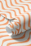 Wavy Stripe Wallpaper - Design No. Five